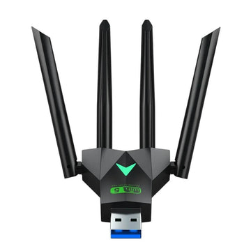 USB WiFi Adapter, Dual Band 1300Mbps Wireless Network Adapter, Driver Free WiFi Dongle Signal Receiver for PC Windows 11/10/8.1/8/7 (Amazon Container Product Without Box) - Imported from UK
